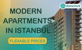 Modern apartments in Istanbul with comfortable view