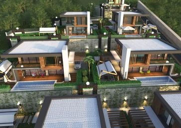Villas for sale in Antalya - Turkey - Complex DN068 || DAMAS TÜRK Real Estate  01