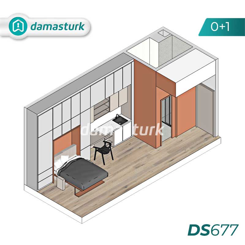 Appartements à vendre à Kağıthane - Istanbul DS677 | damasturk Immobilier 03