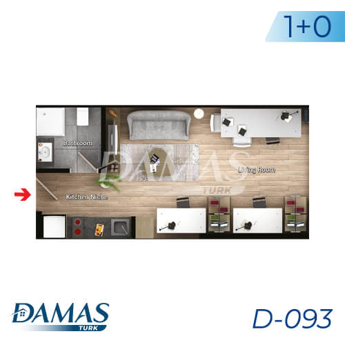 Damas Project D-093 in Istanbul - Floor Plan picture 01