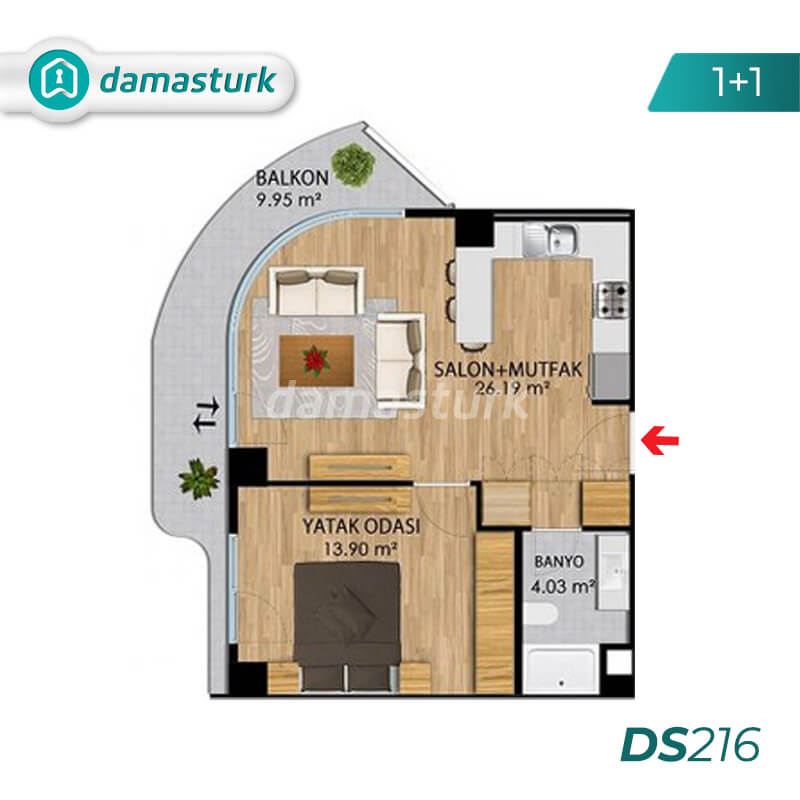 Istanbul Property - Turkey Real Estate - DS216 || damas.net 01