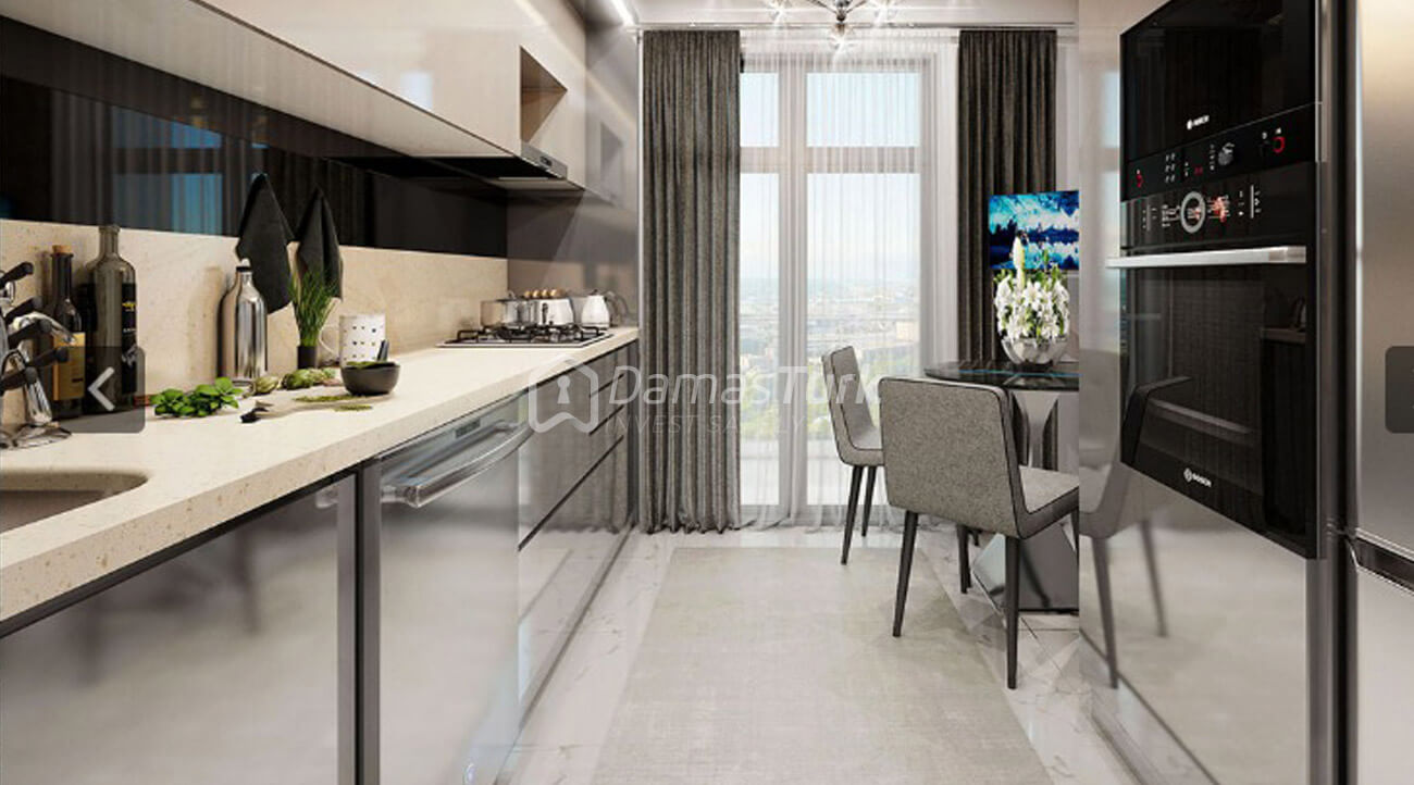 Investment apartment complex with wonderful views of the Belgrade forests in Istanbul, European Eyup region DS294 || damas.net 01