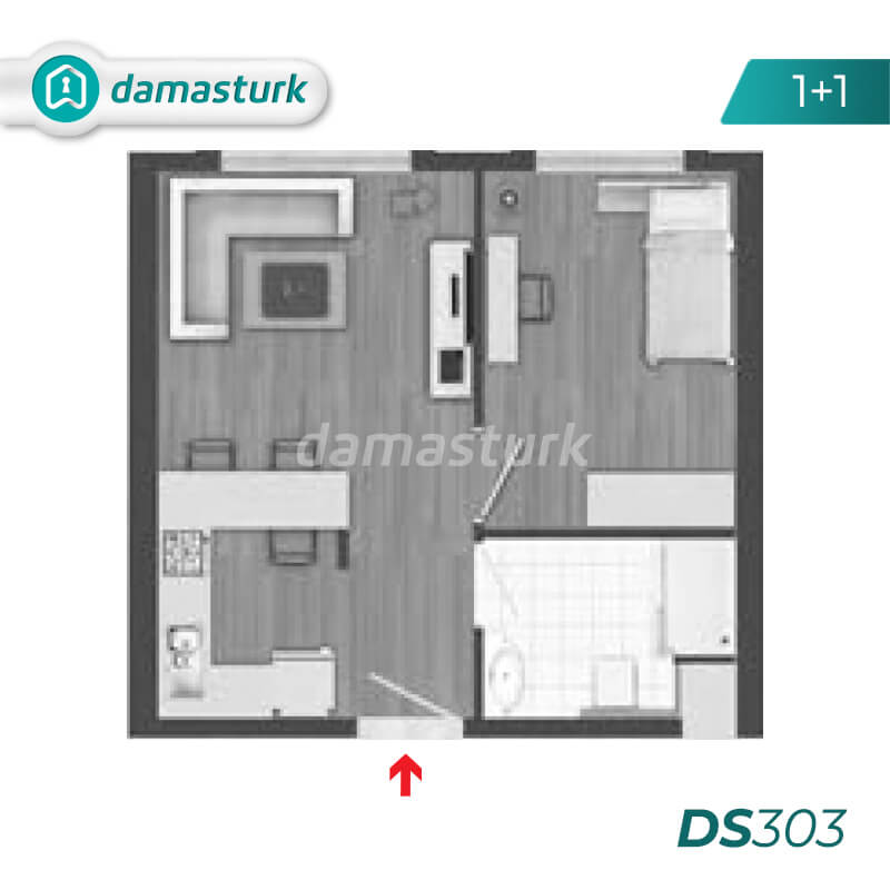Investment apartment complex wonderful in Istanbul in the European region Esenyurt || damasturk 01