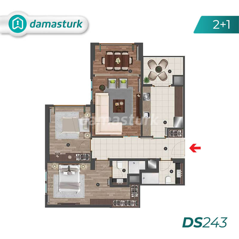 Istanbul Property - Turkey Real Estate - DS243 || damasturk 01