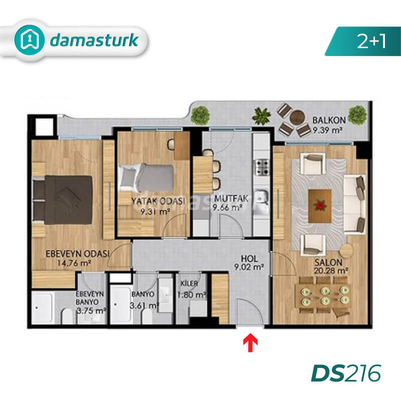 Istanbul Property - Turkey Real Estate - DS216 || damas.net 01