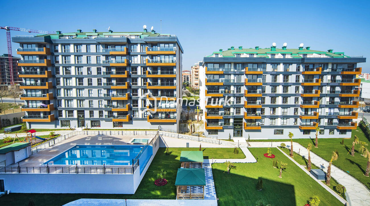 Ready to move complex with sea view and comfortable installment in Istanbul, European area, Buyukcekmece DS288 || damas.net 02