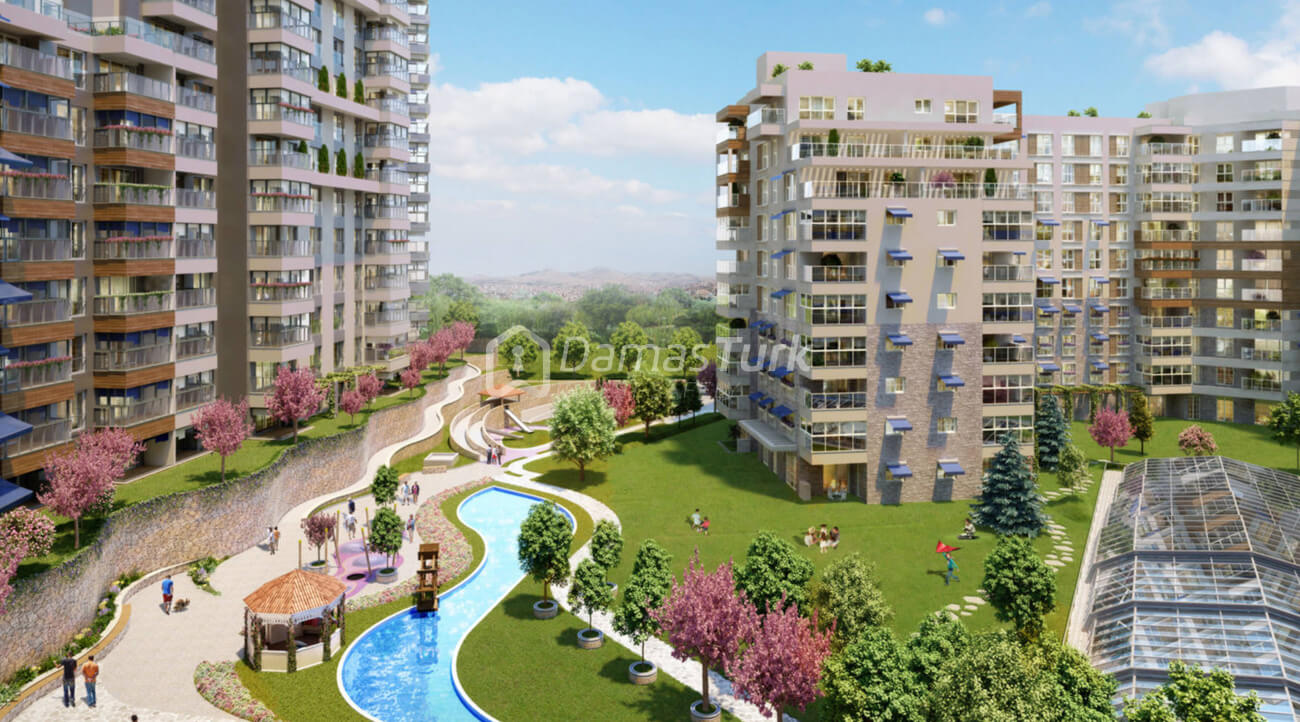 Investment apartment complex with comfortable installment ready to move in with distinctive view in the city of Ankara, Cankaya area DA007 || damas.net 02