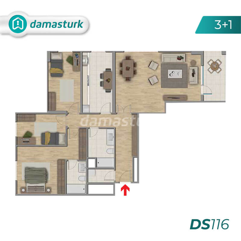 Istanbul Property - Turkey Real Estate - DS116 || damasturk  02