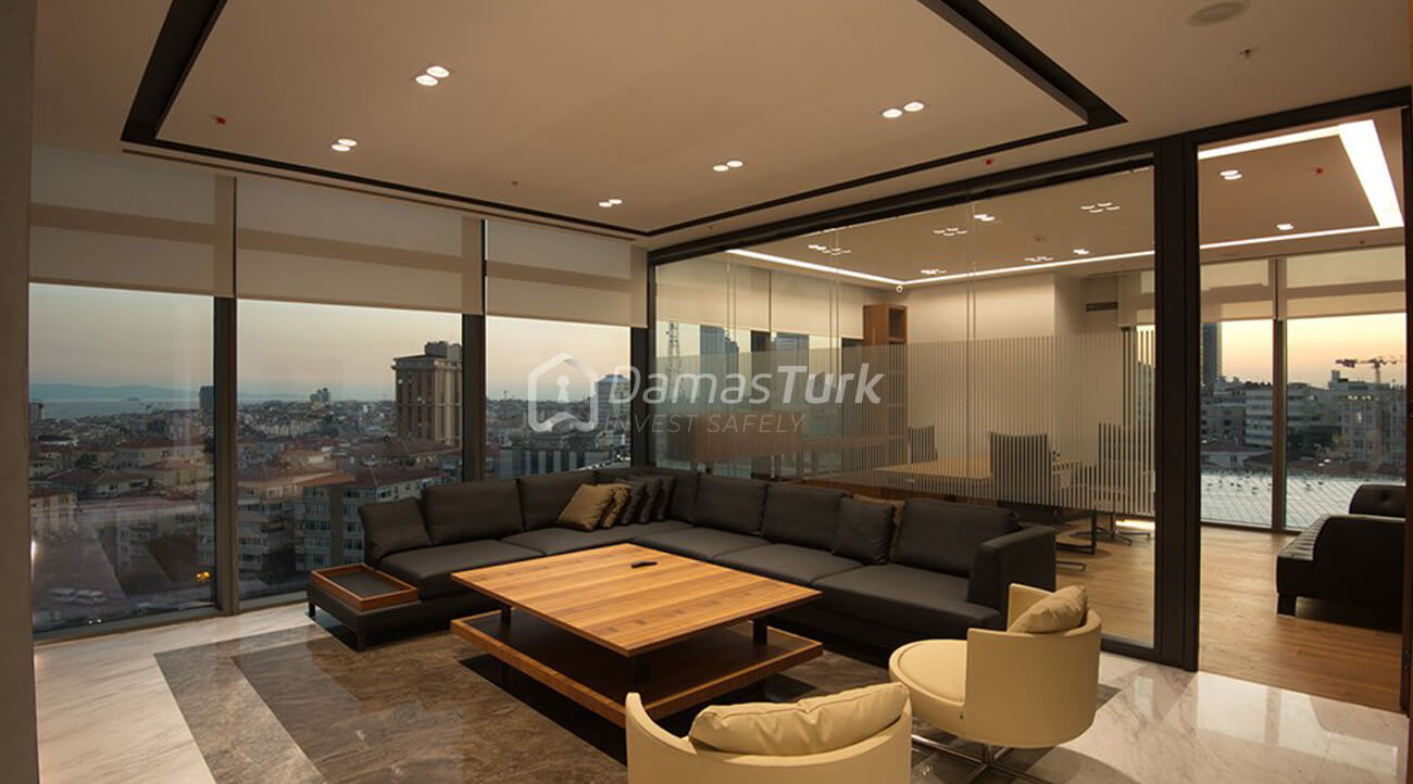 Ready investment apartments complex with a beautiful sea views in istanbul - sisli DS293 || damas.net 02