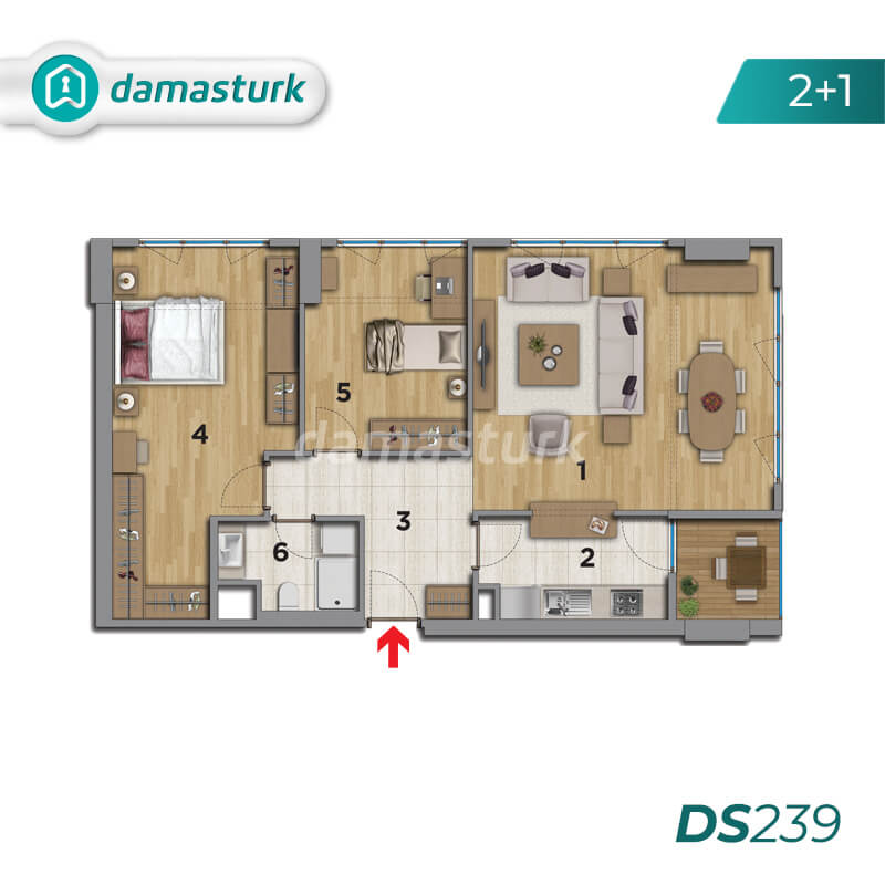Istanbul Property - Turkey Real Estate - DS239 || damasturk 02