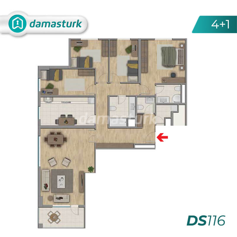 Istanbul Property - Turkey Real Estate - DS116 || damasturk  03