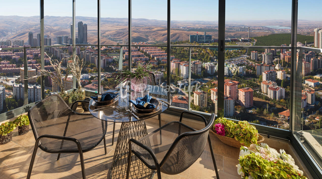 Investment apartment complex with comfortable installment ready to move in with distinctive view in the city of Ankara, Cankaya area DA007 || damas.net 03