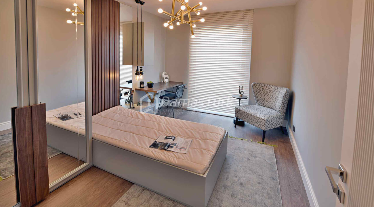 Ready to move complex with sea view and comfortable installment in Istanbul, European area, Buyukcekmece DS288 || damas.net 05