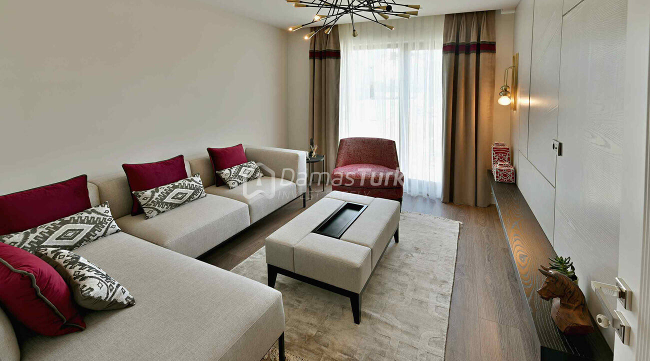 Ready to move complex with sea view and comfortable installment in Istanbul, European area, Buyukcekmece DS288 || damas.net 06