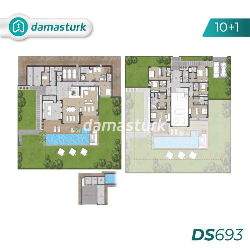 Villas de luxe à vendre à Büyükçekmece - Istanbul DS693 | damasturk Immobilier 03