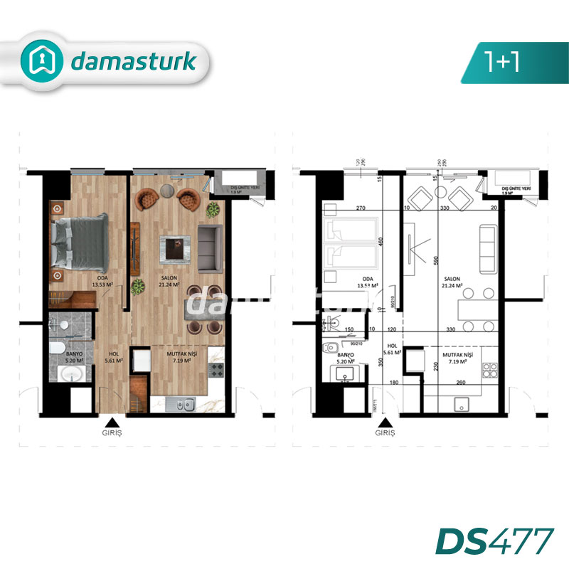 Immobilier à vendre à Ataşehir - Istanbul DS477 | damasturk Immobilier 02
