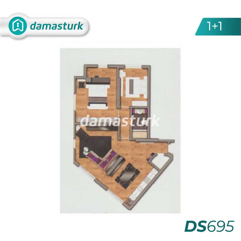 Appartements hôtel à vendre à Beşiktaş - Istanbul DS695 | damasturk Immobilier 02