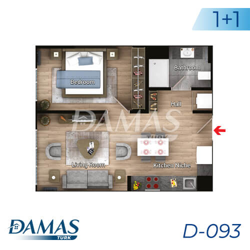 Damas Project D-093 in Istanbul - Floor Plan picture 02