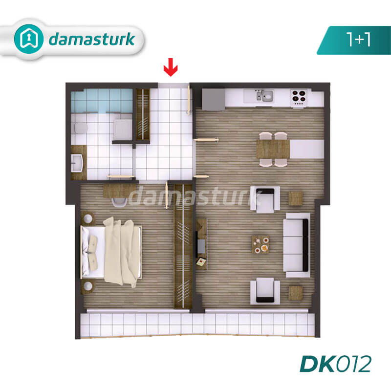Appartements et villas à vendre en Turquie - Kocaeli - Complexe DK012 || DAMAS TÜRK Immobilier 01