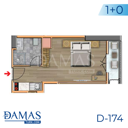 Damas Project D-174 in Istanbul -Floor plan picture  01