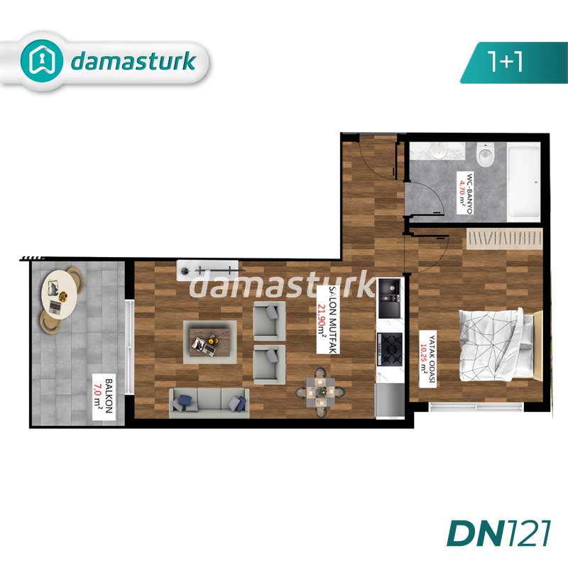 Immobilier de luxe à vendre à Alanya - Antalya DN121 | damasturk Immobilier 01