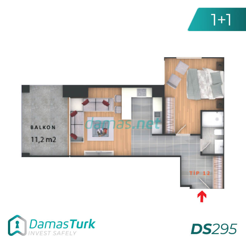 Complex apartments and offices of an investment wonderful sea views of the Sea of Marmara in Istanbul, the European Beylikdüzü area DS295 || damas.net 02
