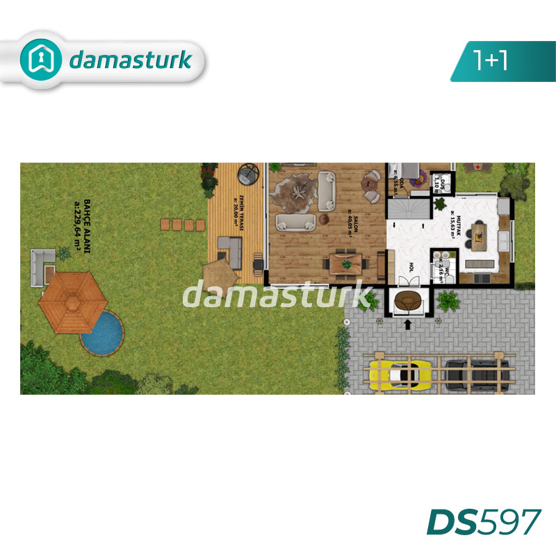 Villas for sale in Büyükçekmece - Istanbul DS597 | damasturk Real Estate 01