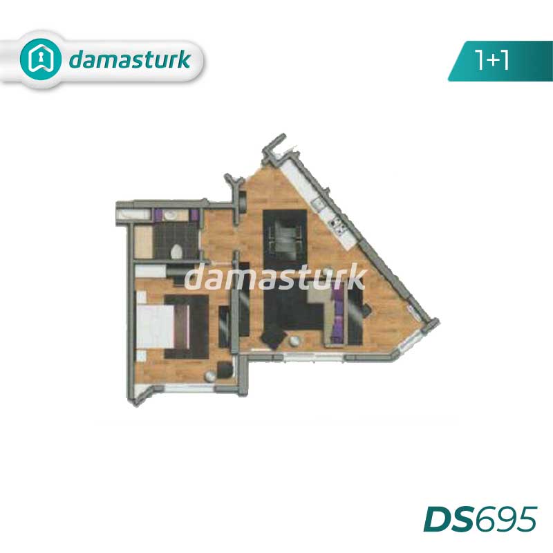 Appartements hôtel à vendre à Beşiktaş - Istanbul DS695 | damasturk Immobilier 01
