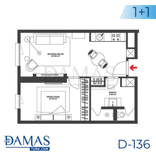 Damas Project D-136 in Istanbul - Floor plan picture 01