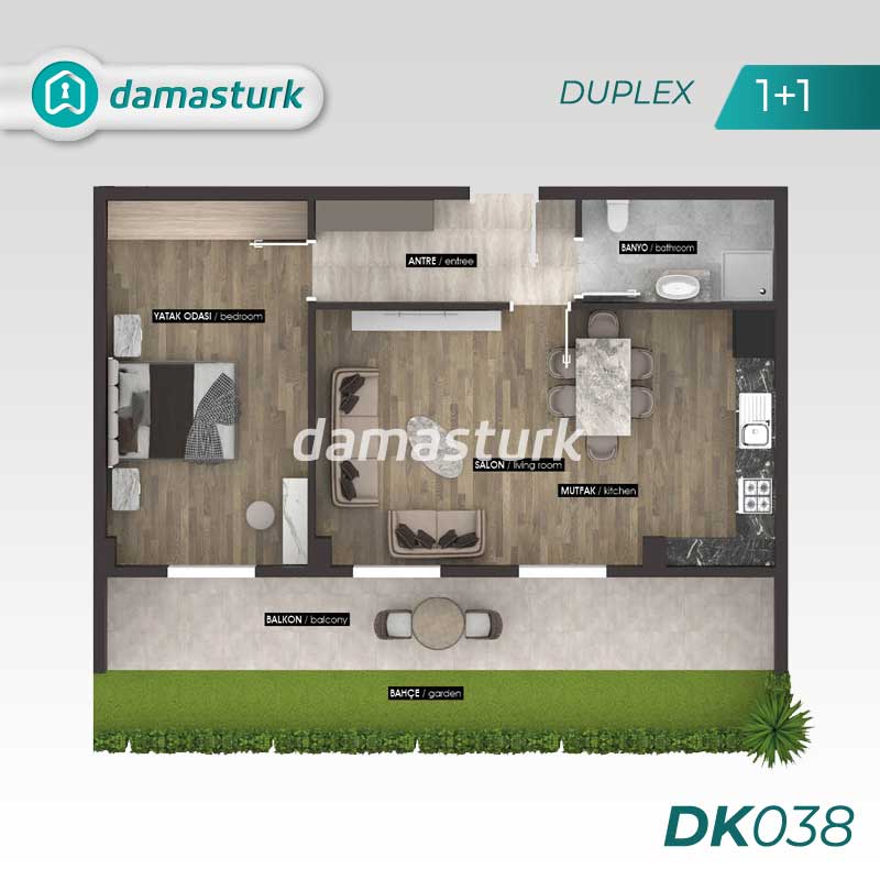 آپارتمان برای فروش در يوفاجيك - كوجالى DK038 | املاک داماستورک 01