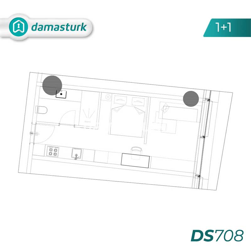 Apartments for sale in Kağıthane - Istanbul DS708 | damasturk Real Estate 01