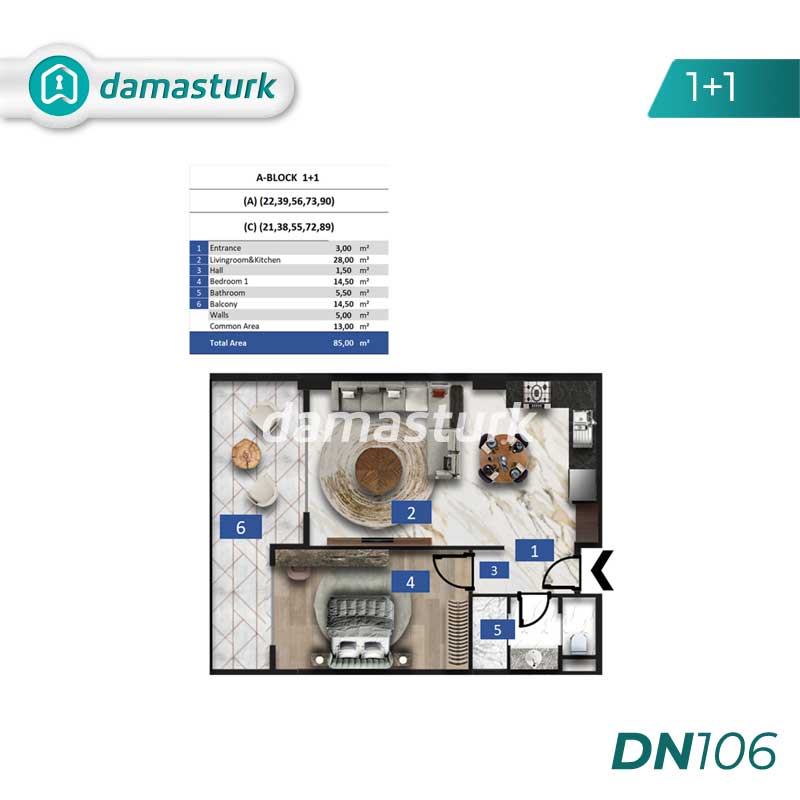 Luxury real estate for sale in Alanya - Antalya DN106 | damasturk Real Estate 01