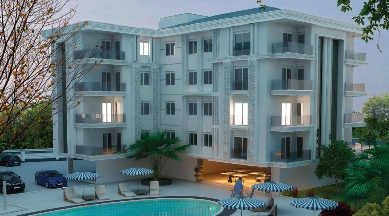 Apartments for sale in Antalya Turkey - complex DN025 || damasturk Real Estate Company 01
