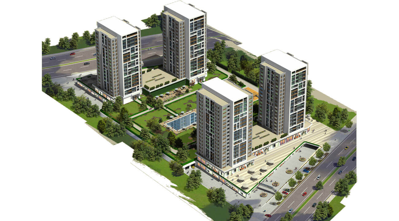  Apartments for sale in Turkey - Istanbul - the complex DS351 || DAMAS TÜRK Real Estate Company 01