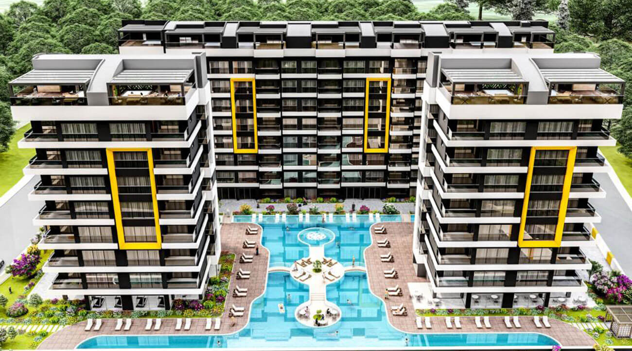 Appartements à vendre à Antalya - Turquie - Complexe DN084   || Société Immobilière damasturk 01