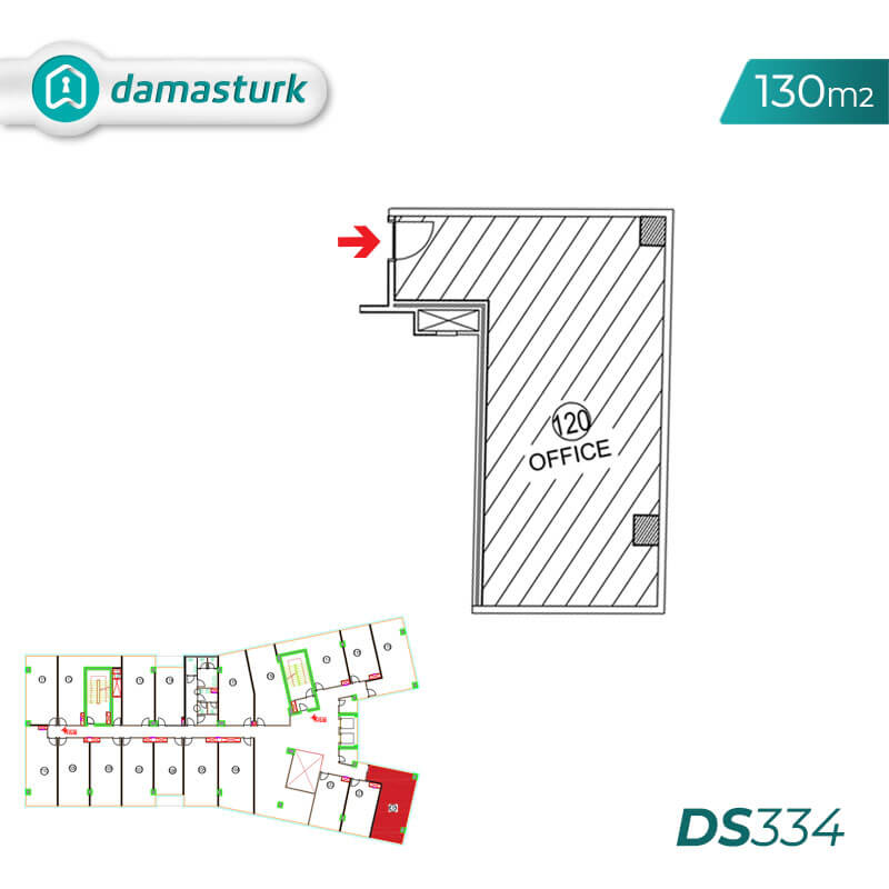 محلات للبيع في تركيا - المجمع  DS334  || شركة داماس تورك العقارية  03