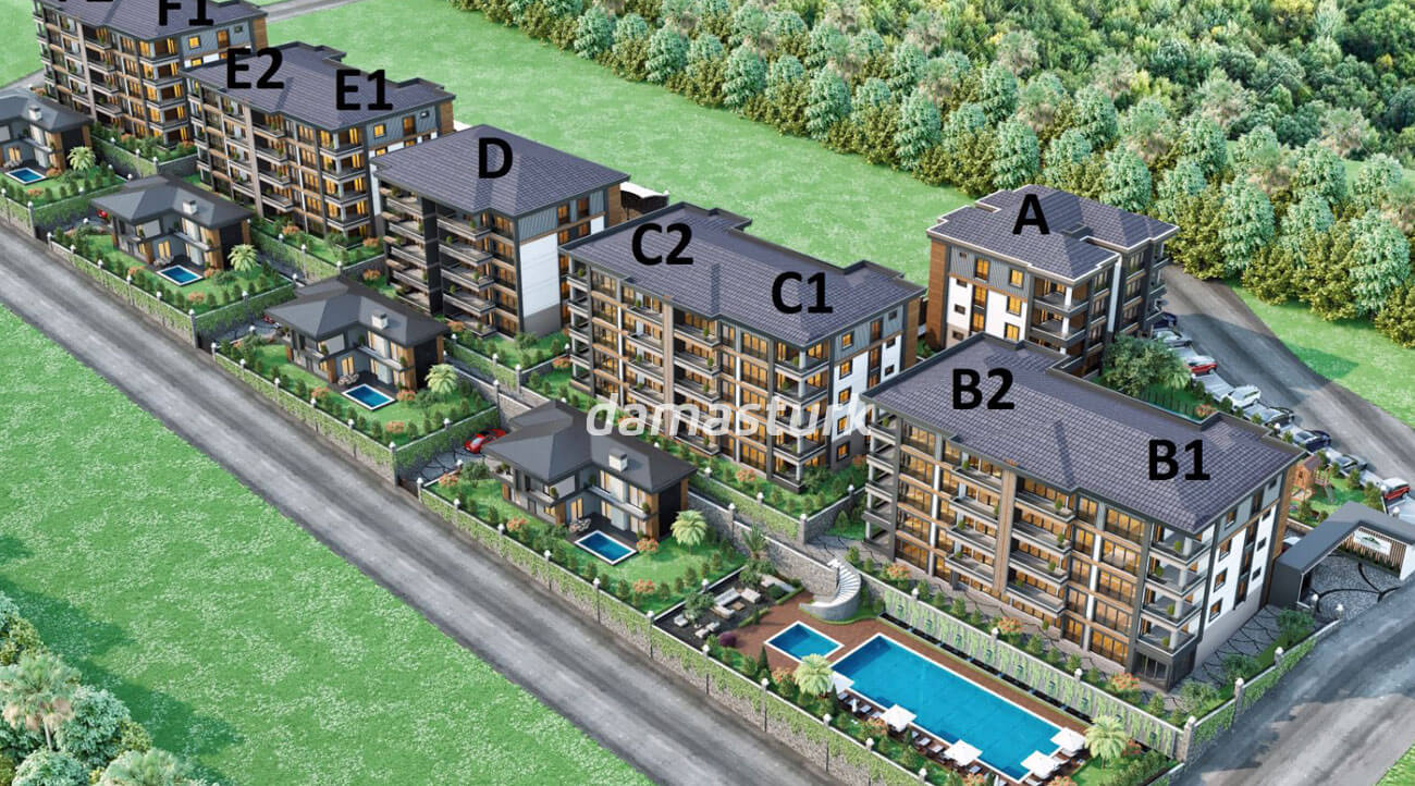 Apartments and villas for sale in Başiskele - Kocaeli DK019 | damasturk Real Estate 13