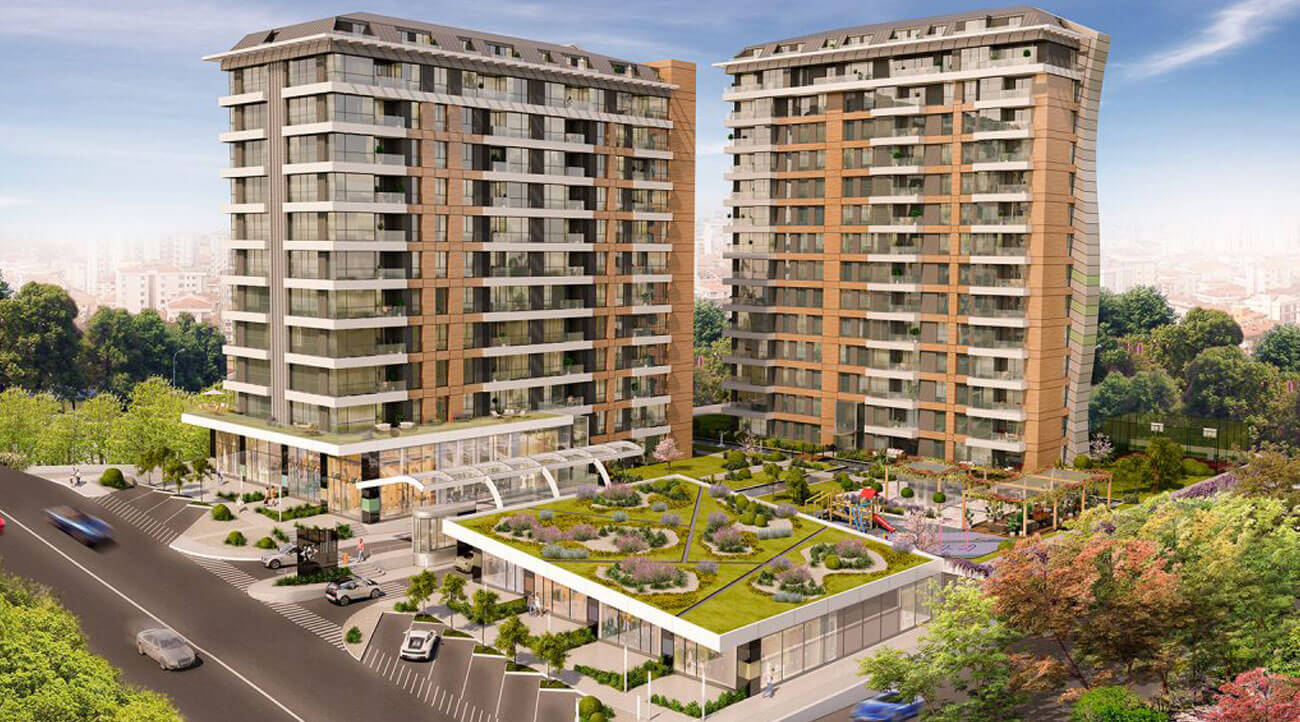 Apartments for sale in Küçükçekmece - Istanbul DS418 | damaturk Real Estate 13