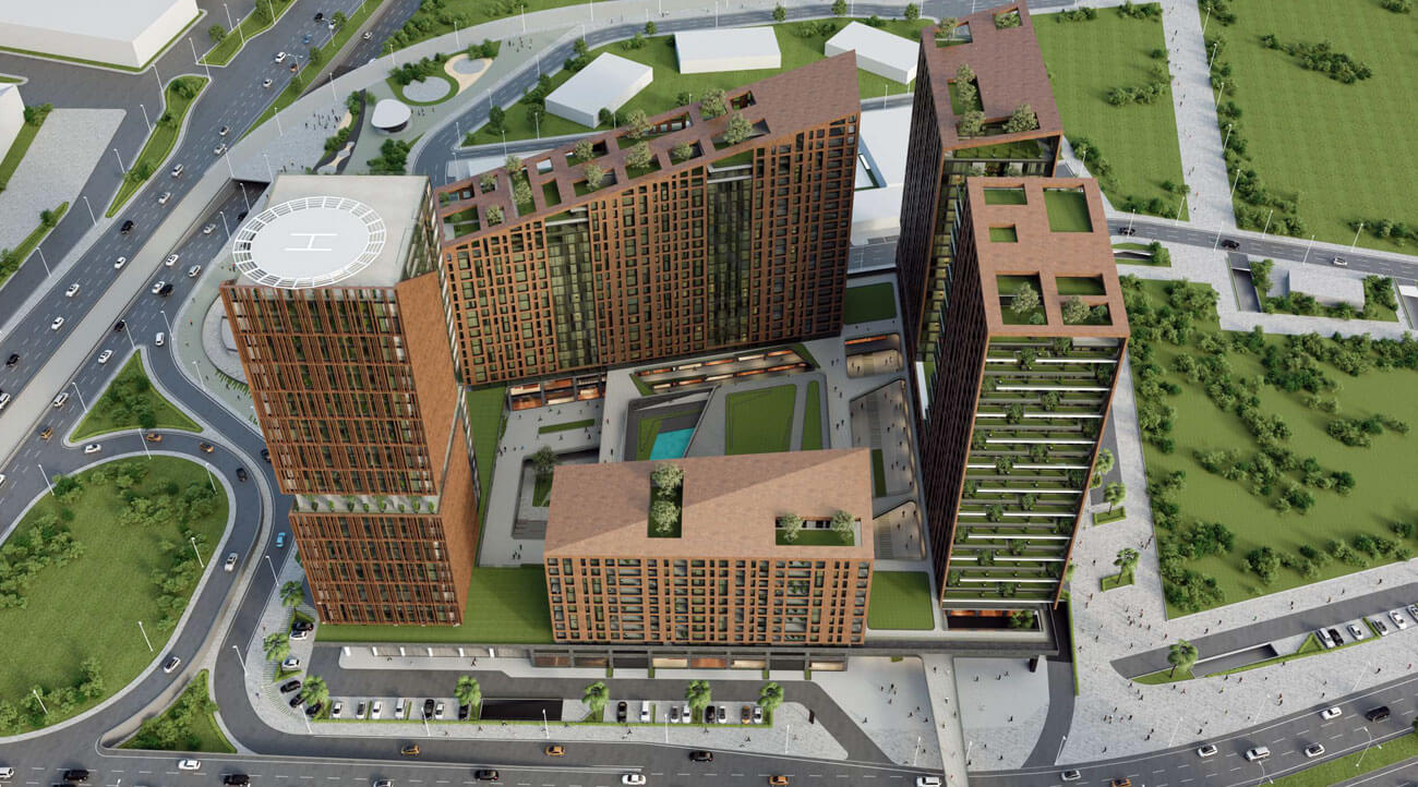 Apartments for sale in Bursa - Othman Gazi - DB043 || damasturk Real Estate 01