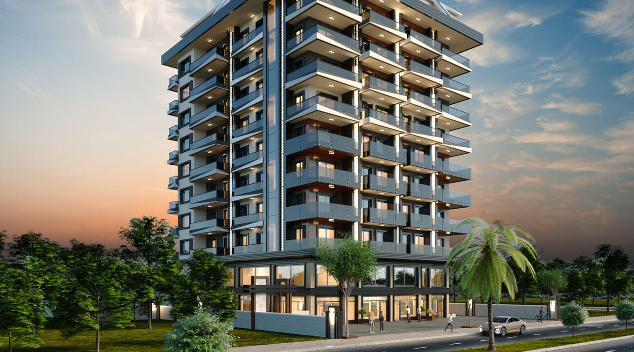 Apartments for sale in Antalya - Turkey - Complex DN081 || damasturk Real Estate Company 01