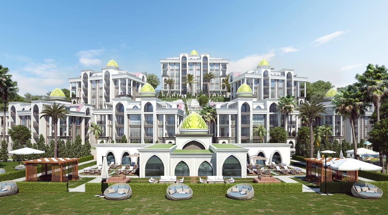 Apartments for sale in Antalya - Turkey - Complex DN086 || damasturk Real Estate  01