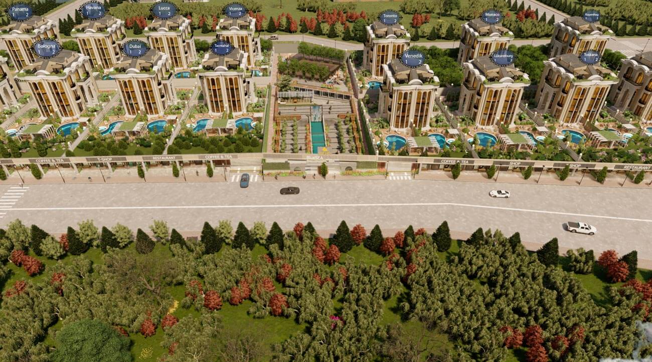 Villas for sale in Turkey - complex DS321 || damasturk Real Estate Company 01