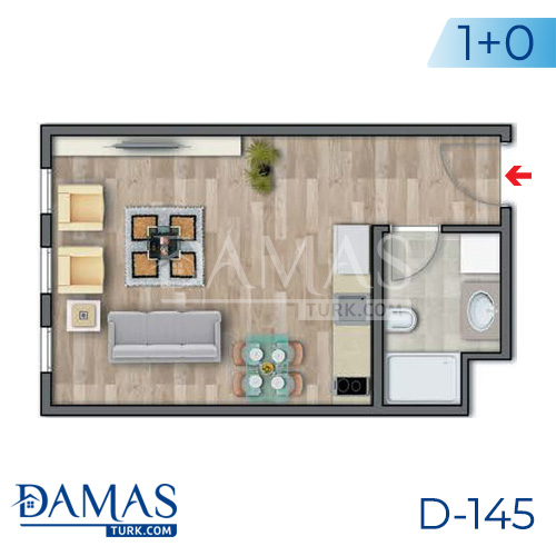 Damas Project D-145 in Istanbul - Floor plan picture 01