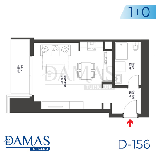 Damas Project D-156 in Istanbul - Floor plan picture 01