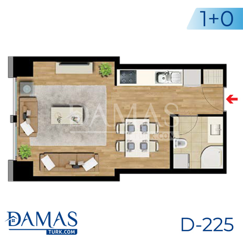 Damas Project D-225 in Istanbul - Floor plan picture  01