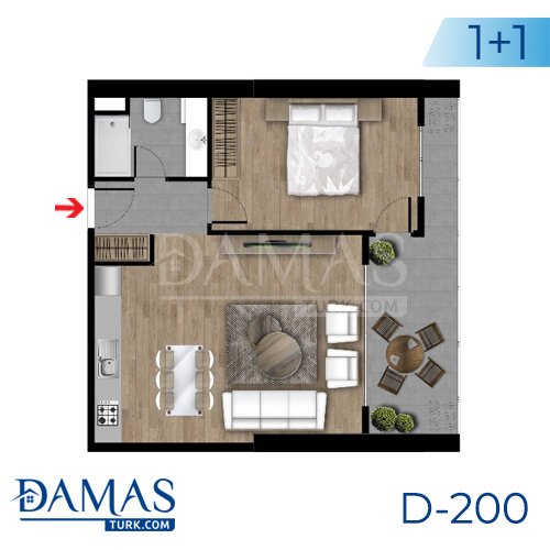 Damas Project D-200 in Istanbul - Floor plan picture  01