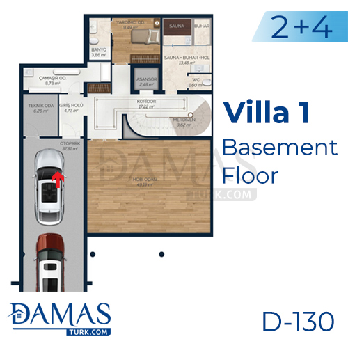 Damas Project D-130 in Istanbul - Floor plan picture 01