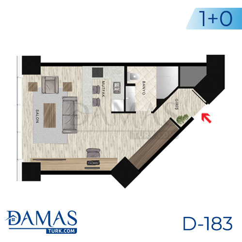 Damas Project D-183 in Istanbul - Floor plan picture  01