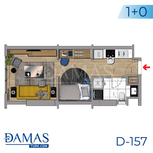 مجمع داماس 157 في اسطنبول - صورة مخطط 01