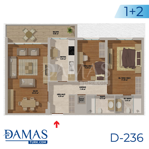 Damas Project D-236 in Istanbul - Floor plan picturer  01